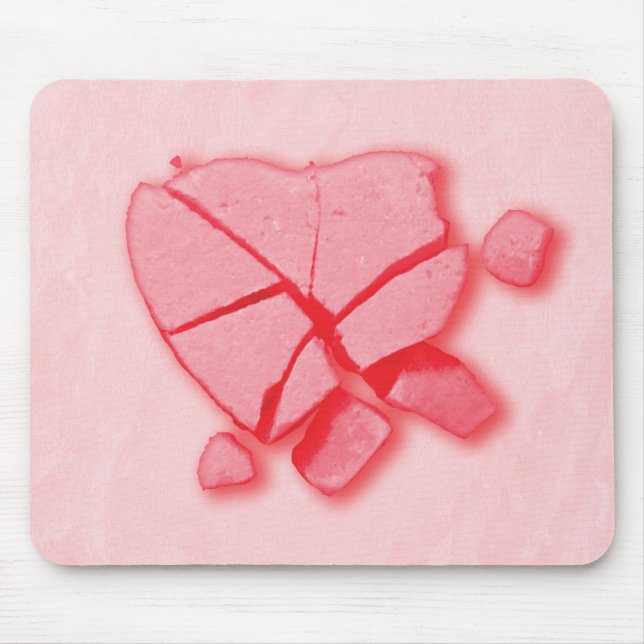 Mousepad Coração Doces Esmagado (Frente)