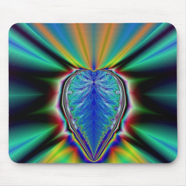 Mousepad Coração Fractal (Frente)
