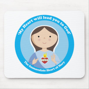 Mousepad Coração Imaculado de Maria