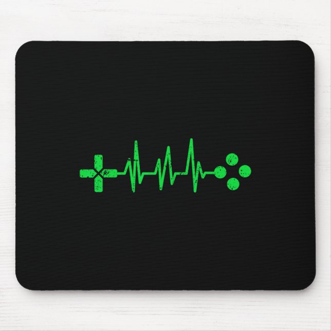 Mousepad Coração Latejante de Jogos de Geeks  (Frente)