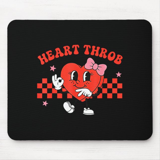 Mousepad Coração Palpitante 67 Dia dos Namorados Seis Sete  (Frente)