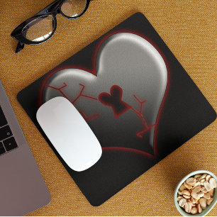 Mousepad Coração Quebrado