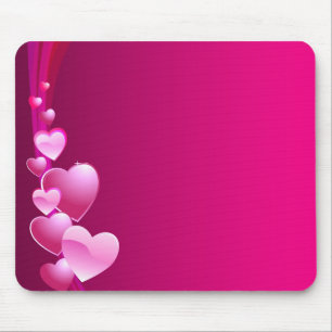 Mousepad coração recortar