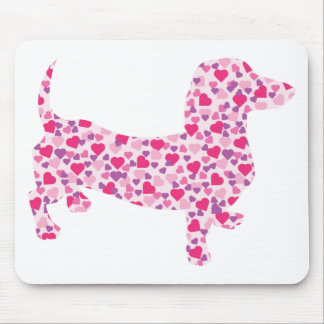 Mousepad Coração Rosa