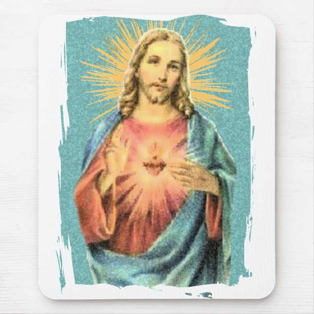 Mousepad Coração sagrado de Jesus (Frente)