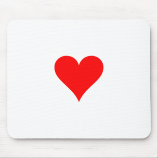 Mousepad Coração vermelho