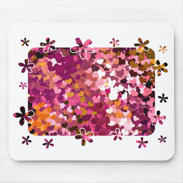 MOUSEPAD CORAÇÕES (Frente)