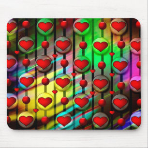 Mousepad Corações