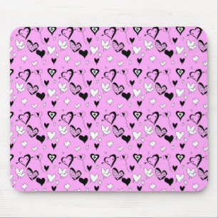 Mousepad Corações