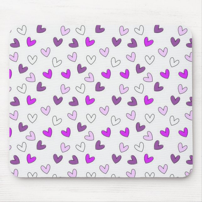 Mousepad Corações (Frente)