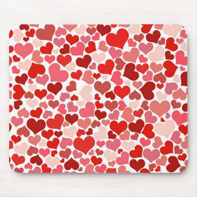 Mousepad Corações (Frente)