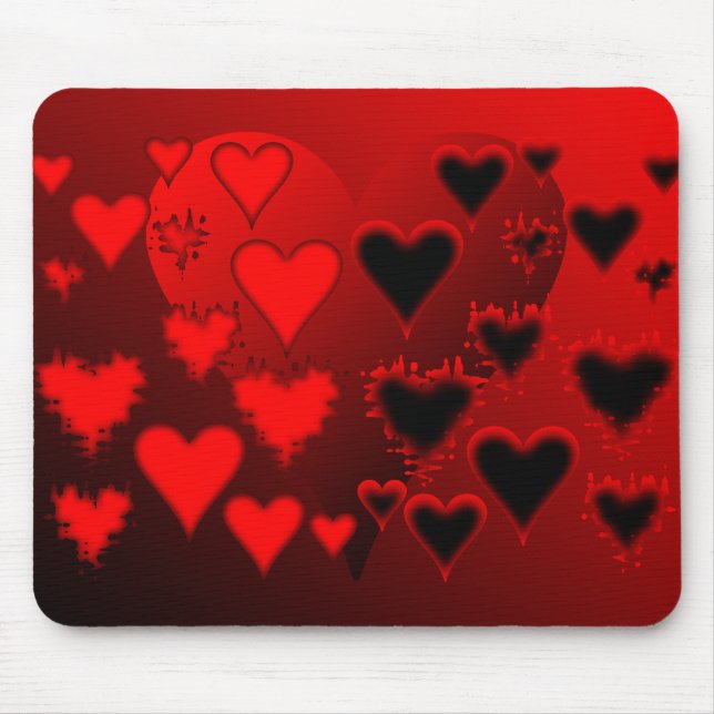 Mousepad Corações (Frente)