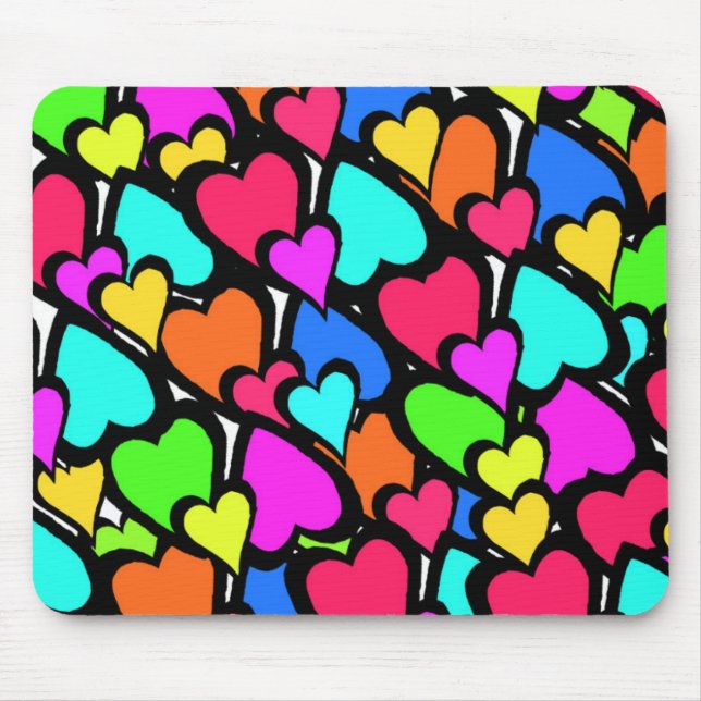 Mousepad Corações 2011 (Frente)