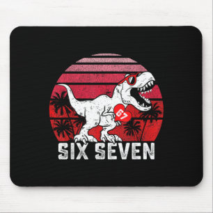 Mousepad Corações 67 Dia dos Namorados 67 Meme Seis Sete 6