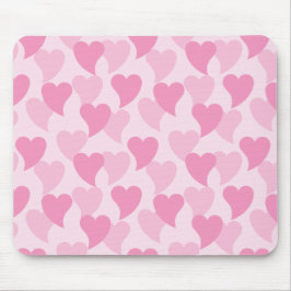 Mousepad Corações Adoráveis Padrão Sem Olhos