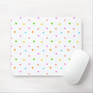 Mousepad Corações coloridos