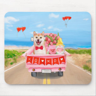 Mousepad Corações de Caminhões Dias de os namorados de Cach