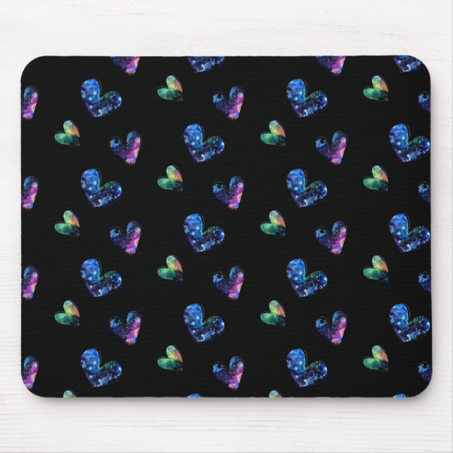 Mousepad Corações do Espaço (Frente)