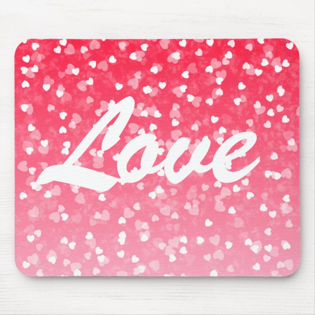 Mousepad Corações e Amor do namorados (Frente)