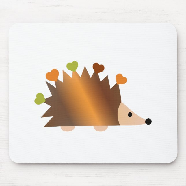 Mousepad Corações em um porco (Frente)