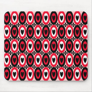 Mousepad Corações Oval