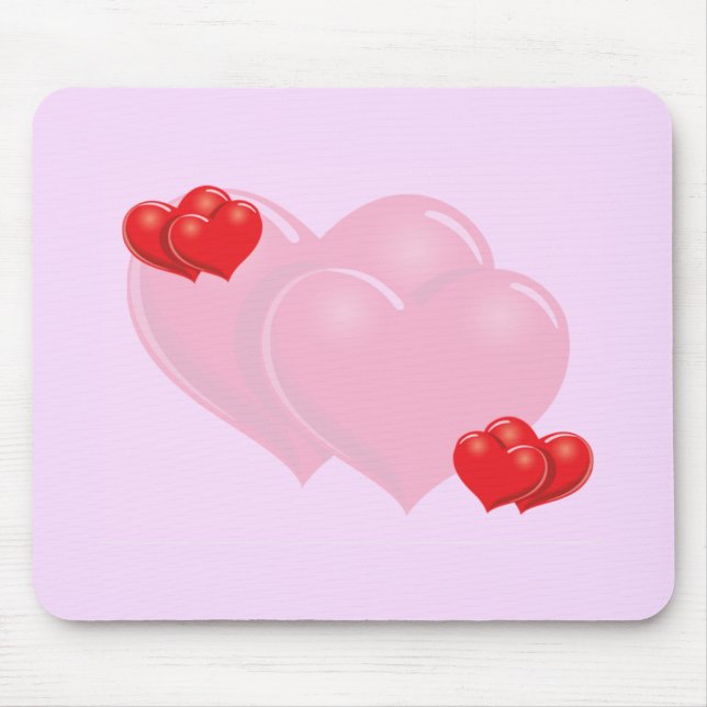 Mousepad Corações Pesados (Frente)