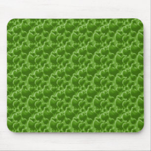 Mousepad Corações Verdes
