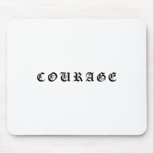 Mousepad Coragem Citação Motivacional Inspiradora Uma Palav