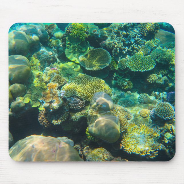 Mousepad Coral de Recifes da Barreira do excelente - #2 (Frente)