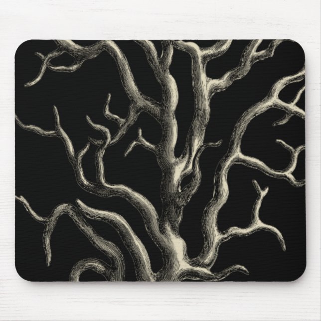 Mousepad Coral Preto e Tan (Frente)