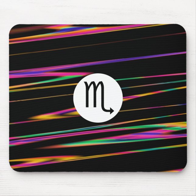 Mousepad Corantes coloridos - Scorpio (Frente)