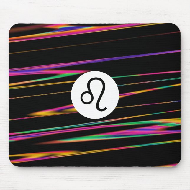 Mousepad Cordões coloridas - Leo (Frente)