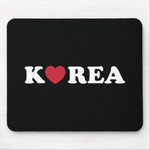 Mousepad Coreia Ama Pad de Mouse Cardíaco
