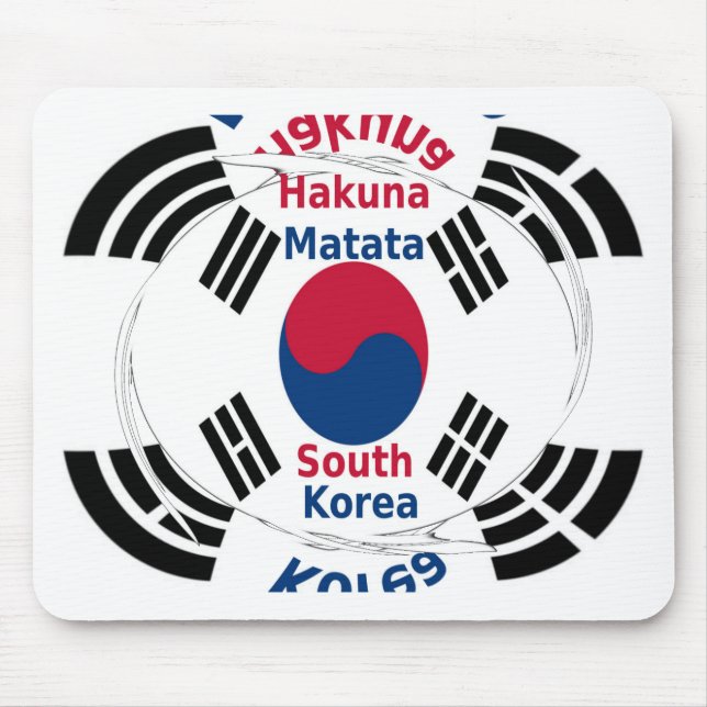 Mousepad Coreia do Sul (Frente)