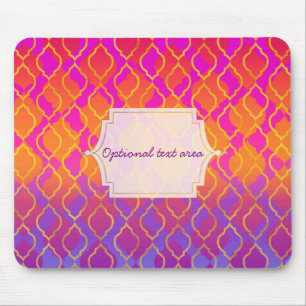 Mousepad Cores Brilhantes Tema Árabe Marroquino Glam Indian
