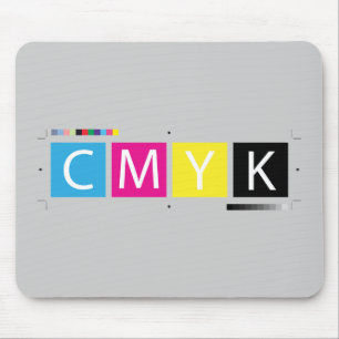 Mousepad Cores da Pre-Imprensa de CMYK