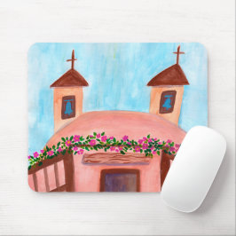 Mousepad Cores de Água Coloridas da Igreja de Chimayo