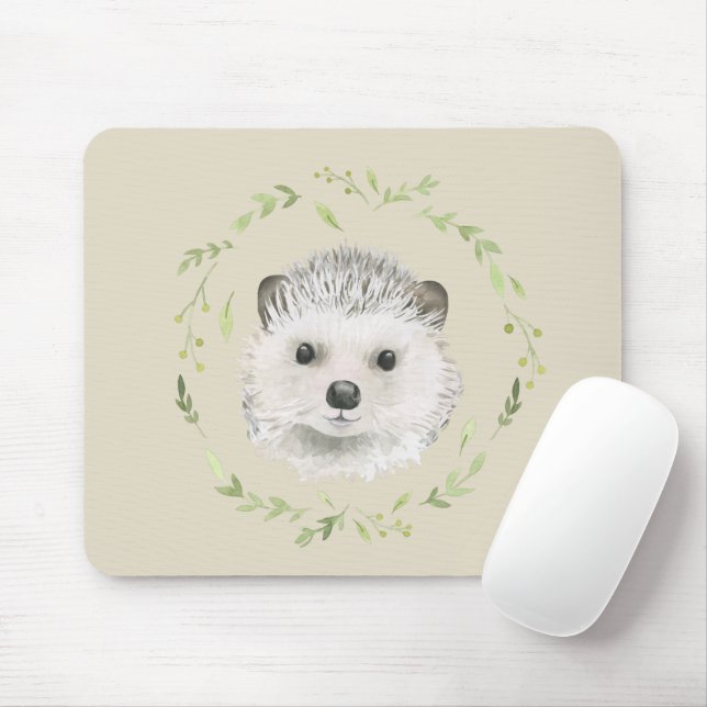 Mousepad Cores de Água dos Animais da Floresta Simples (Com mouse)