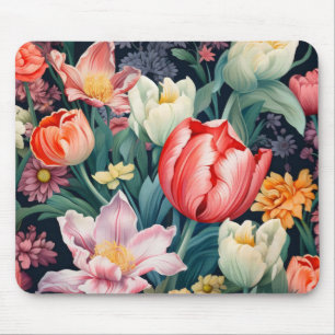 Mousepad Cores de Flores de Jardim