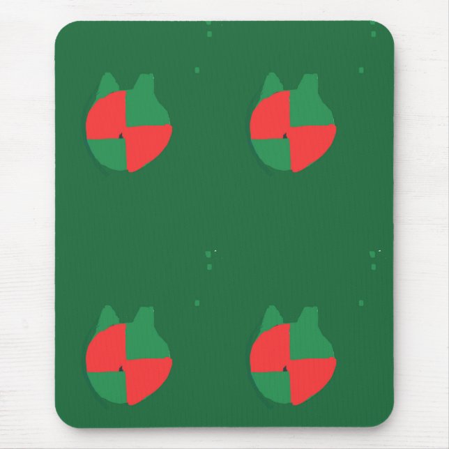 Mousepad Cores de Natal (Frente)