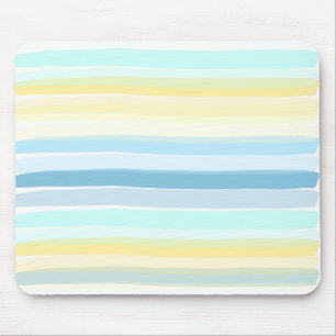 Mousepad Cores de praia de verão em faixas