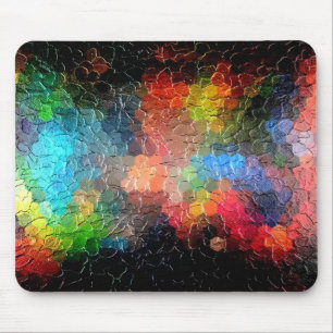 Mousepad Cores dinâmicas abstratas da pintura