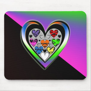 Mousepad Cores do Amor