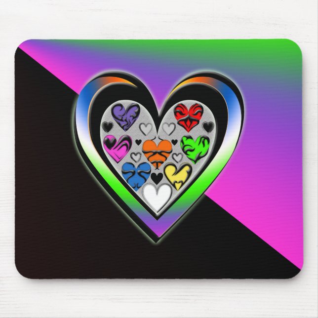Mousepad Cores do Amor (Frente)