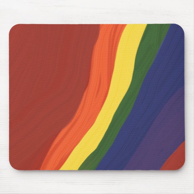 Mousepad Cores do arco-íris (Frente)