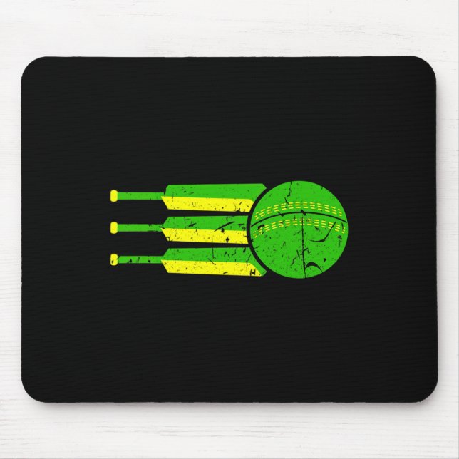 Mousepad Cores do Time de Críquete Austrália Atleta Austral (Frente)