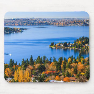 Mousepad Cores esplêndidas da queda em Bellevue