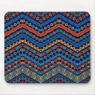 Mousepad Cores funerárias de padrão étnico africano