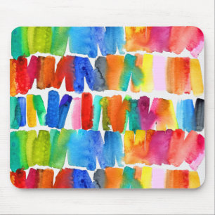 Mousepad Cores loucas abstratas modernas riot