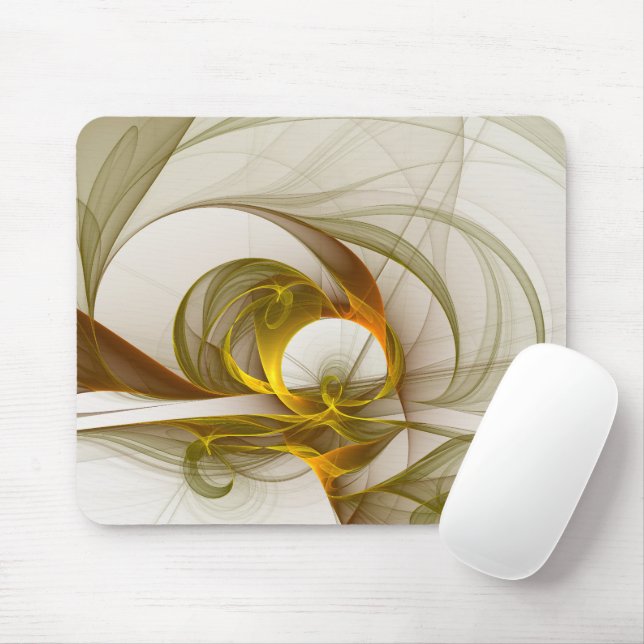 Mousepad Cores Metálicas Preciosas Abstratas Modernas Fract (Com mouse)